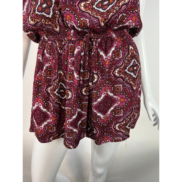 Vintage-Inspired Ambiance Paisley Print Romper S - Picture 10 of 16